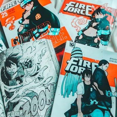 picture of multiple fire force manga